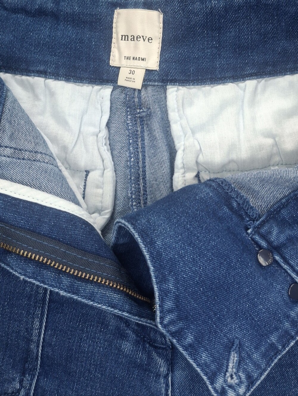 Anthropolpgie Maeve The Naomi High Rise Wide Leg Jeans Size 30 - Picture 3 of 9